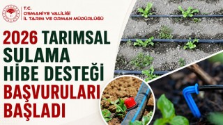 2026 Tarımsal Sulama Hibe Desteği Başvuruları Başladı