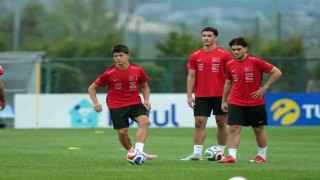 A Mili Futbol Takımı, iki günlük iznin ardından çalışmalara başladı
