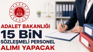 Adalet Bakanlığı 15 Bin Sözleşmeli Personel Alımı Yapacak