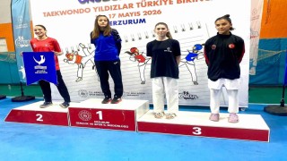 AGM Spor Kulübünden taekwondoda Türkiye derecesi