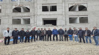 Ağrıda yeni emniyet binasında çalışmalar hızlandırılıyor