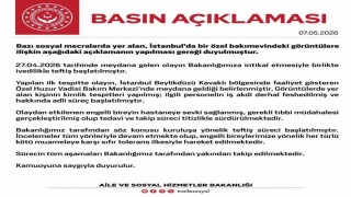 Aile ve Sosyal Hizmetler Bakanlığından, İstanbuldaki bakım merkezindeki görüntülere ilişkin açıklama