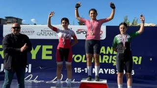 Akhisarlı pedallar Gaziantepte zirveye çıktı