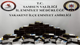 Alaçam ve Yakakentte kaçak makaron operasyonu