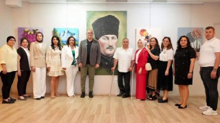 Alanya’da “Hayalden Tuvale” Sergisi Açıldı