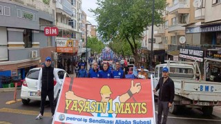 Aliağada 1 Mayıs kutlandı