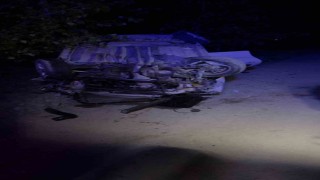 Alkollü sürücü otomobiliyle takla attı