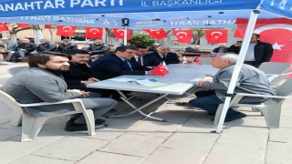 Anahtar Parti, ilçe temaslarıyla siyasi yol haritası çiziyor