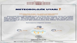 Ankara Valiliğinden kuvvetli yağış uyarısı