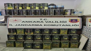 Ankarada bir buçuk ton kaçak zeytinyağı ele geçirildi
