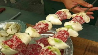 Arabanda sarımsak kebabı sezonu başladı