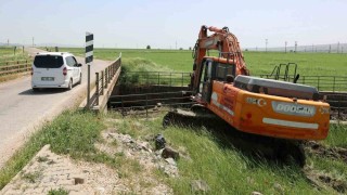 Arabandaki çapraz köprü için yenileme çalışması başladı