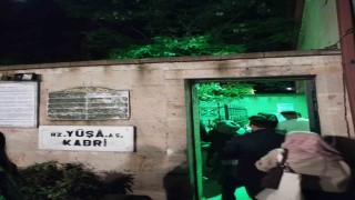 Arefe günü vatandaşlar Yuşa Tepesine akın etti