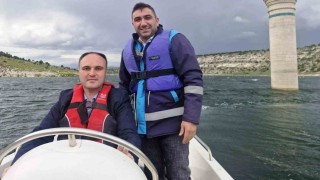 Aslanapa Kaymakamı Tosun, Kureyşler Barajında su ürünleri denetimine katıldı