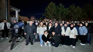 Astronomi Kulübü üç gün süren gökyüzü gözlemi düzenledi