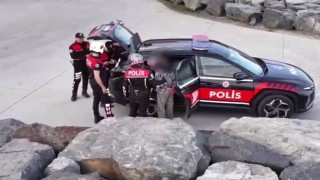 Avcılarda yunus polisinden dronlu denetim: Şüphelinin üzerinden uyuşturucu çıktı