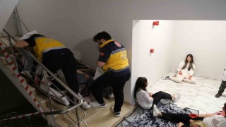 Avrasya Üniversitesinde ilk ve acil yardım tatbikatı gerçekleştirildi