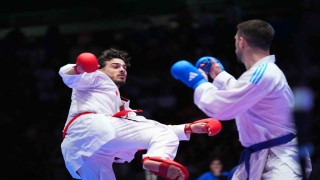 Avrupa Karate Şampiyonasından erkek takım kumitede gümüş madalya
