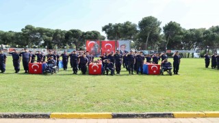 Aydında 22 özel birey askerlik yemini etti