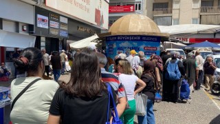 Aydında bayram öncesi Halk Ekmek yoğunluğu
