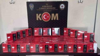 Aydında kaçak telefon operasyonu: 100 cihaza el konuldu