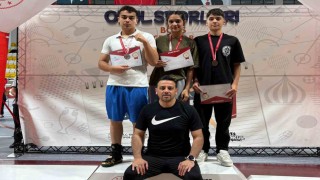 Aydınlı sporcular, şampiyonadan 3 madalya ile döndü