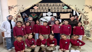 Aydıntepede öğrenciler kültürel mirası sanatla tanıdı