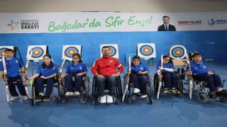 Bağcılarda Engelli Çocuk Okçuluk Takımı kuruldu