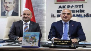 Bakan Ersoydan AK Parti Eskişehir İl Başkanlığına ziyaret