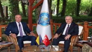Bakan Güler, Bosna Hersekli mevkidaşı Helez ile bir araya geldi