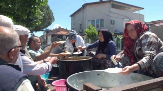 Balıkesirde 30 yıllık mahalle hayrı yapıldı