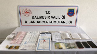 Balıkesirde suç örgütü operasyonu: 16 gözaltı
