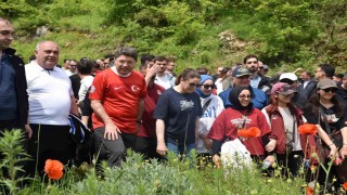 Bartında gençler ilk kez aşk acısını dindiren şelaleyi gördü