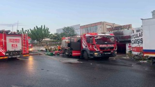 Başakşehirde parfüm imalatı tesisinde çıkan yangın 8. saatinde söndürüldü