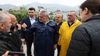 Başkan Öntürk, yağıştan etkilenen bölgelerde incelemelerde bulundu