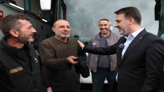Başkan Vekili Bibadan 1 Mayısta görev başındaki emekçilere ziyaret
