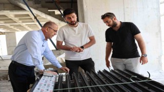 Başkan Yapar, yapımı devam eden projeleri yerinde inceledi