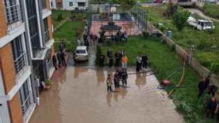 Başkan Yazıcıoğlundan sağanak sonrası vatandaşlara destek