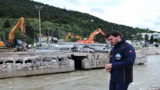 Başkan Yazıcıoğlundan yıkımı gerçekleştirilen ÇEDAŞ köprüsü yerine yeni köprü müjdesi