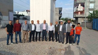 Batmanda 50 yıllık cami yıkıldı, minaresi kaldı