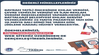 Battalgazi Belediyesinden bayram öncesi vezne düzenlemesi
