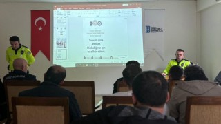 Bayburtta yükümlülere trafik güvenliği eğitimi verildi