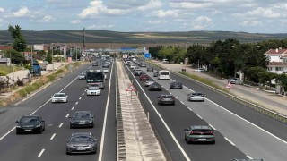 Bayram dönüşünde Tekirdağ-İstanbul yolunda yoğunluk