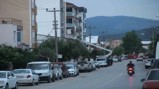 Bayramiçte inşatta elektrik akımına kapılan işçi ağır yaralandı