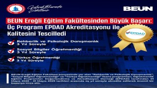 BEUN Ereğli Eğitim Fakültesinden Büyük Başarı: Üç Program EPDAD Akreditasyonu ile Kalitesini Tescilledi