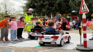 Bilecikte öğrencilere trafik eğitimi