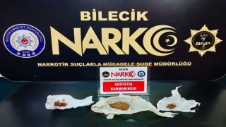 Bilecikte uyuşturucu operasyonu: 1 şüpheli yakalandı