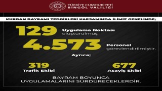 Bingölde Kurban Bayramı tedbirleri artırıldı