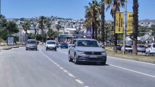 Bodrumda 25 binden fazla araç çıkış yaptı