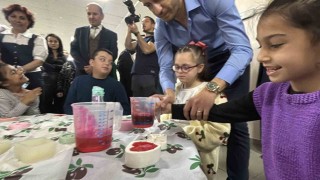 Boluda özel öğrenciler atık yağlardan sabun yapmayı öğrendi